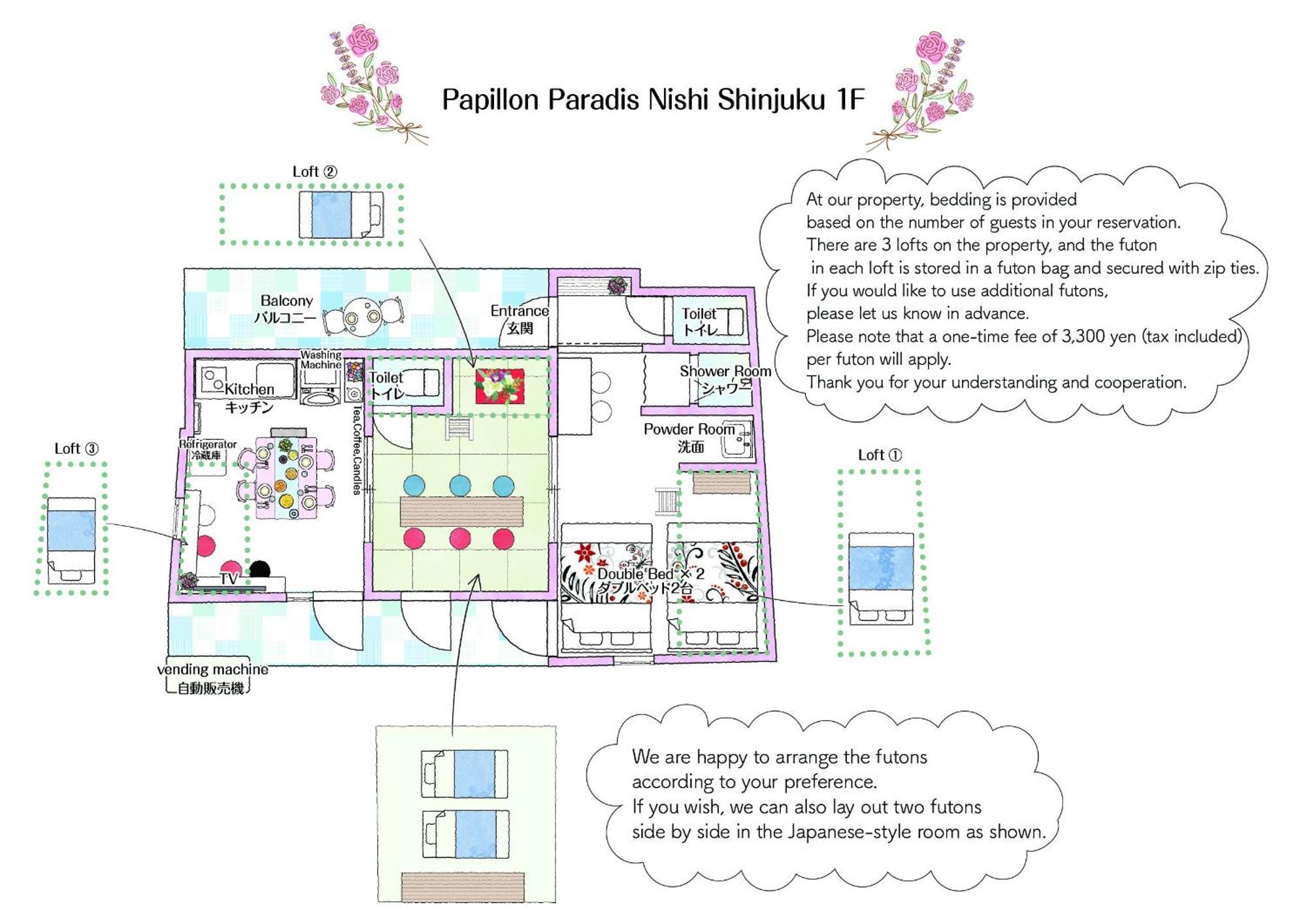 Papillon Paradis Nishi-Shinjuku, Tokyo